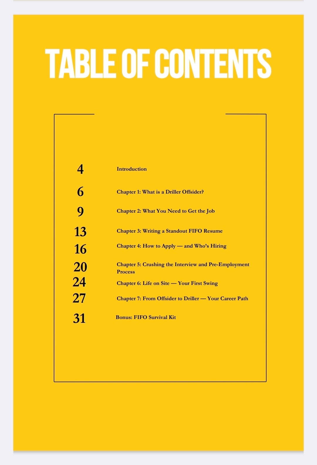 E-Book Get Hired as an Driller Offsider