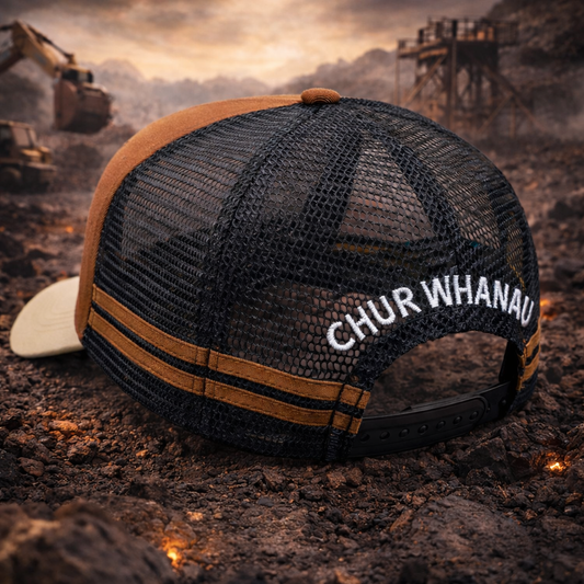 (Brown)Mine Mumbles™ Trucker Cap – Head Down. Hustle On.