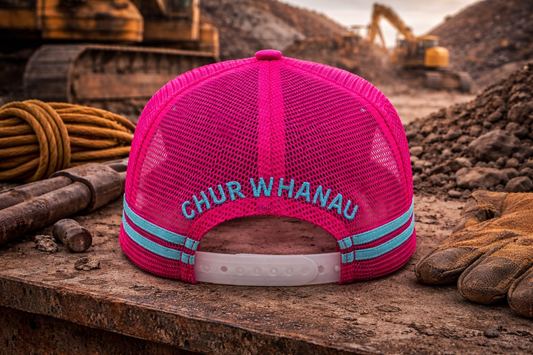 (PINK)Mine Mumbles™  Trucker Cap  Everyday Hustle Edition